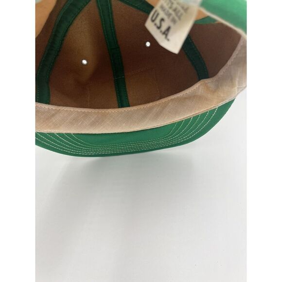 Vintage Snapback Hat TRUCKER  GREEN LIGHT AUTO Made in USA 1980's Review Photos - Picture 8 of 12